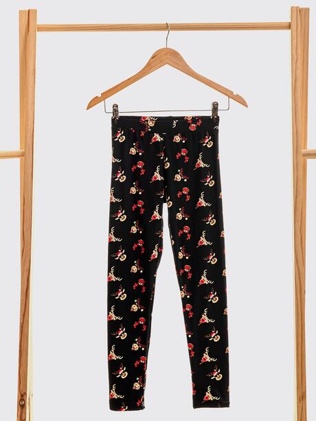 Legginsy dziecięce ze świątecznym wzorem