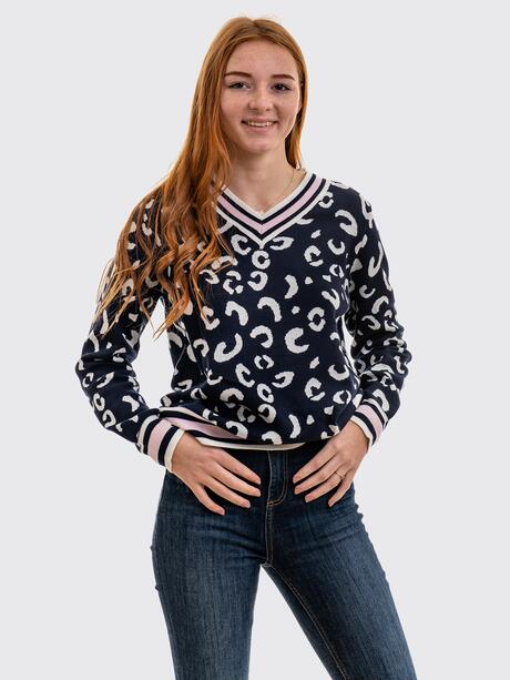 Wzorzysty sweter