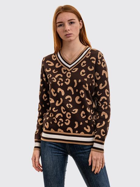 Wzorzysty sweter
