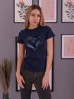 T-shirt z cekinami