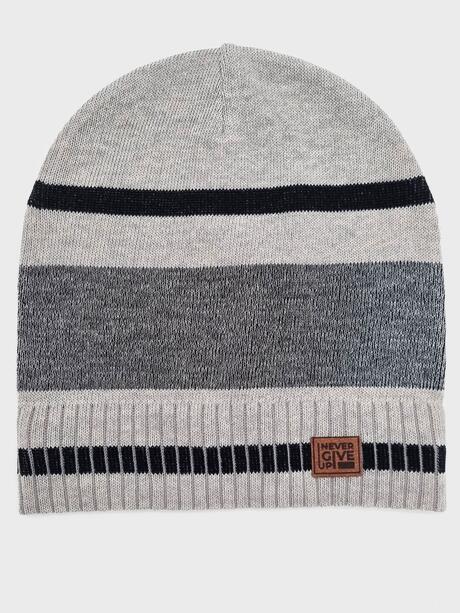 Bawełniana czapka w paski