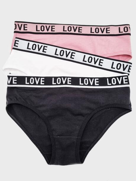 Bawełniane majtki 3-pak