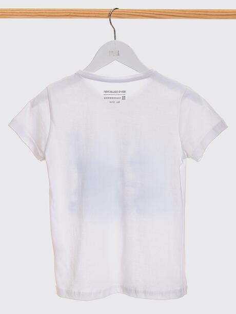 Bawełniany t-shirt z nadrukiem