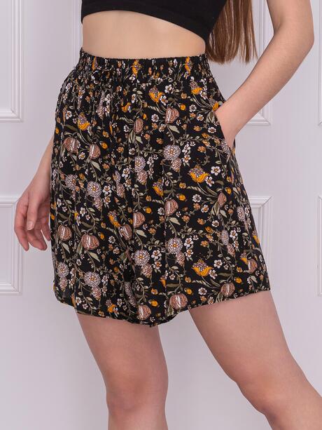 Wzorzyste Szorty do pół uda