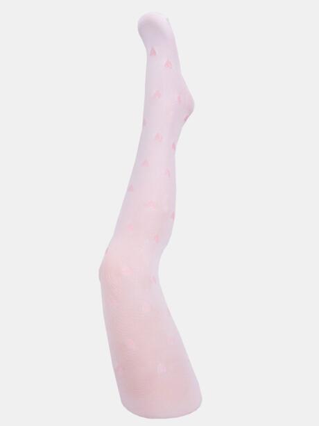 Rajstopy w brokatowe serduszka 40 DEN