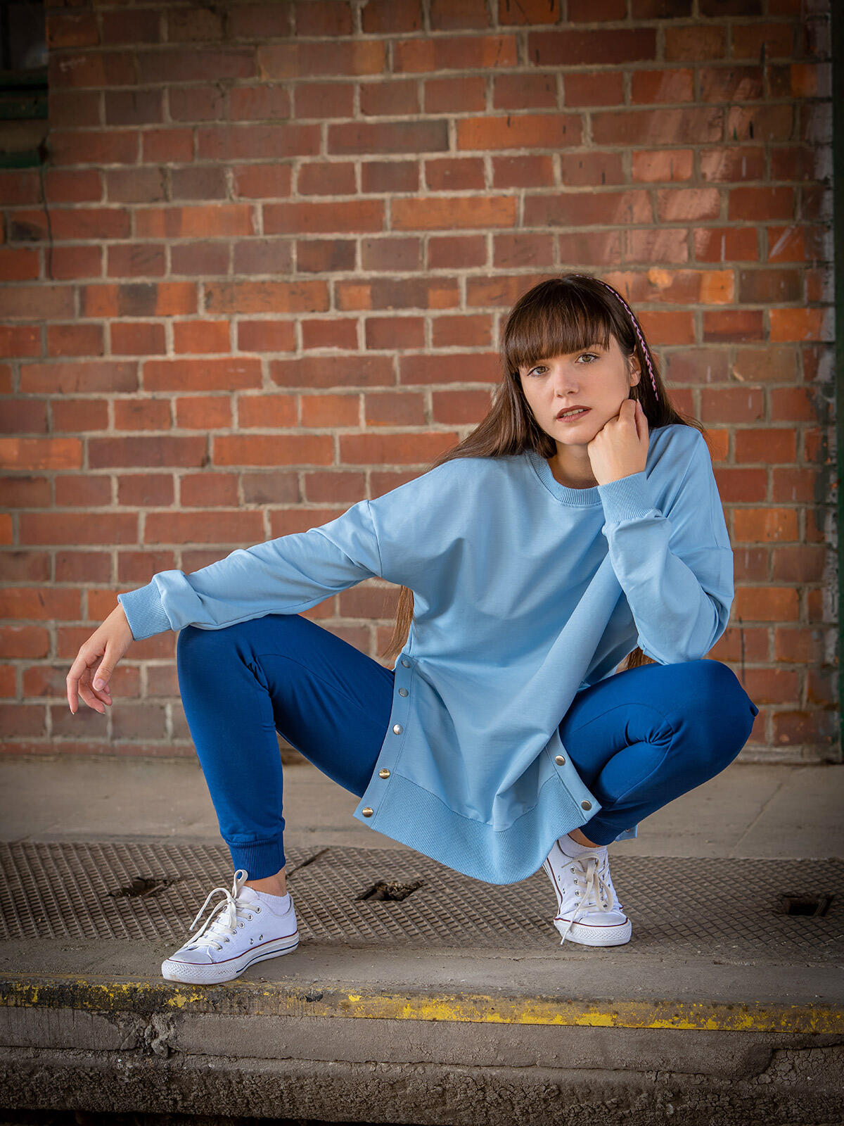 Bluza z dresowej dzianiny