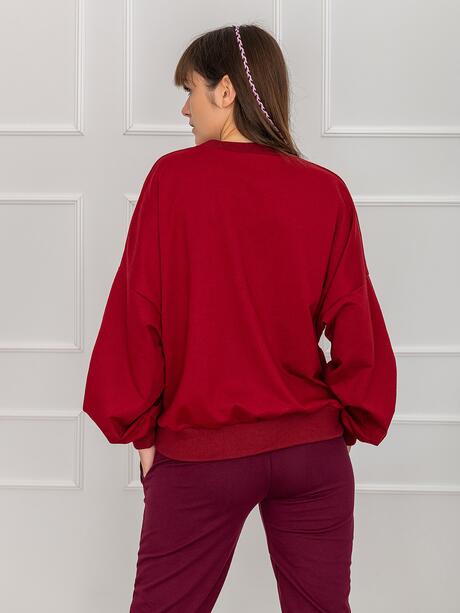 Bluza oversize z nadrukiem