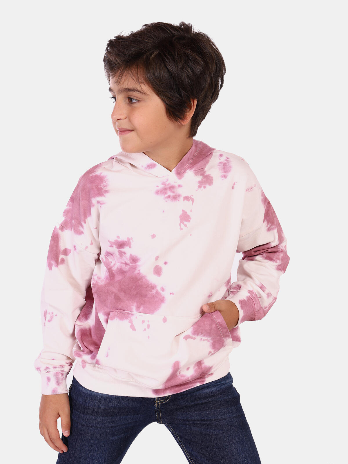 Bluza kangurka tie dye
