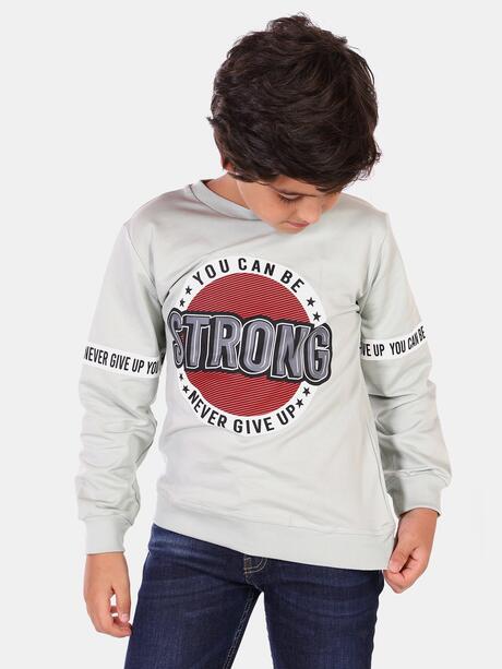 Bawełniana bluza z nadrukiem