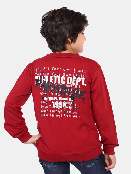 Bluza z nadrukiem na plecach