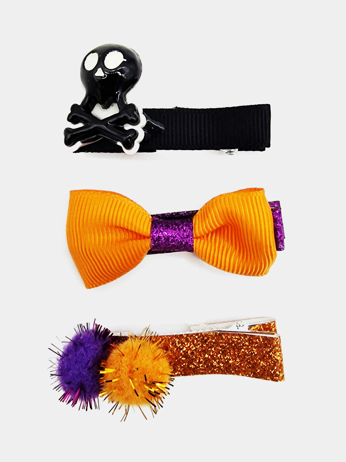 Spinki do włosów 3 sztuki Halloween