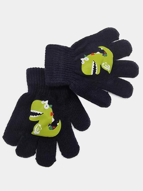 Rękawiczki z motywem dinozaura