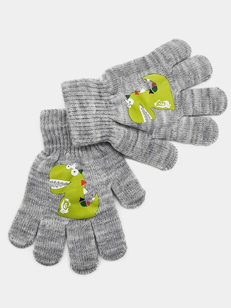 Rękawiczki z motywem dinozaura