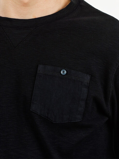 Prążkowana  bluza męska