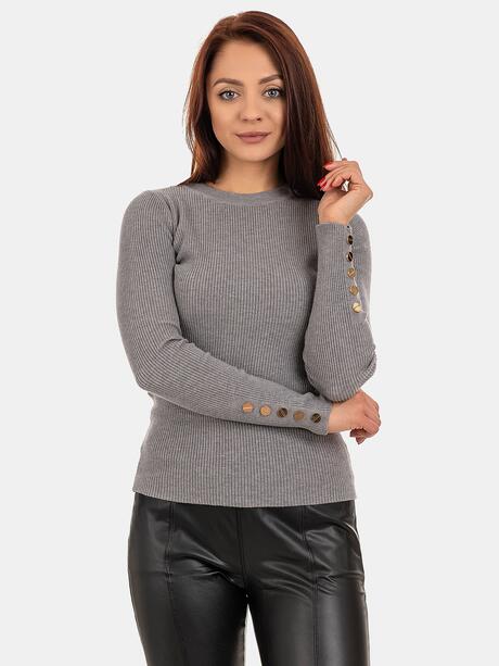 Sweter z guziczkami