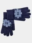 Rękawiczki ze śnieżynką