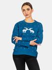 Sweter świąteczny z reniferami