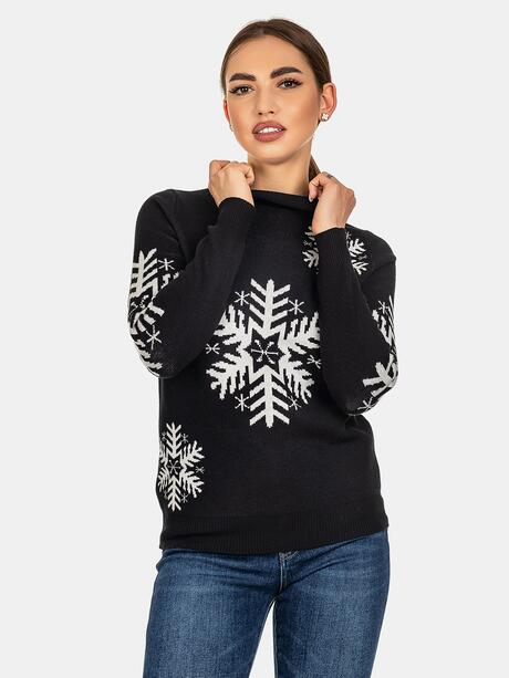 Sweter ze śnieżynką