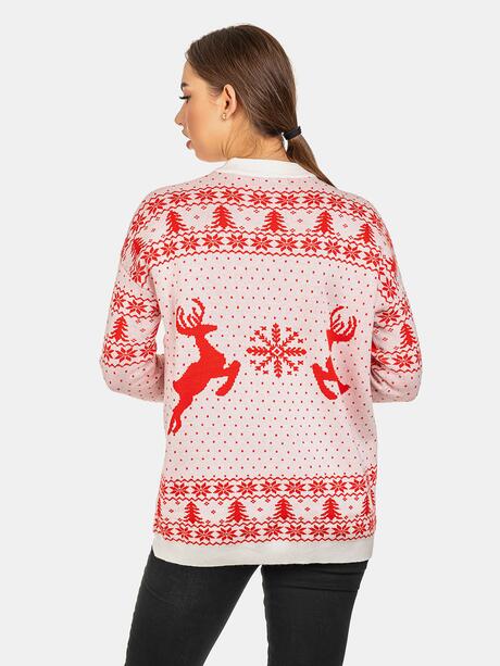 Sweter świąteczny z reniferami