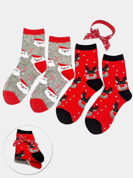 Świąteczne skarpetki 2-pak 35-38