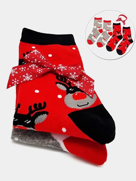 Świąteczne skarpetki 2-pak 35-38
