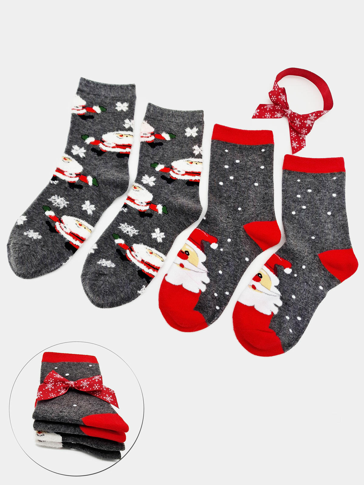 Świąteczne skarpetki 2-pak 35-38