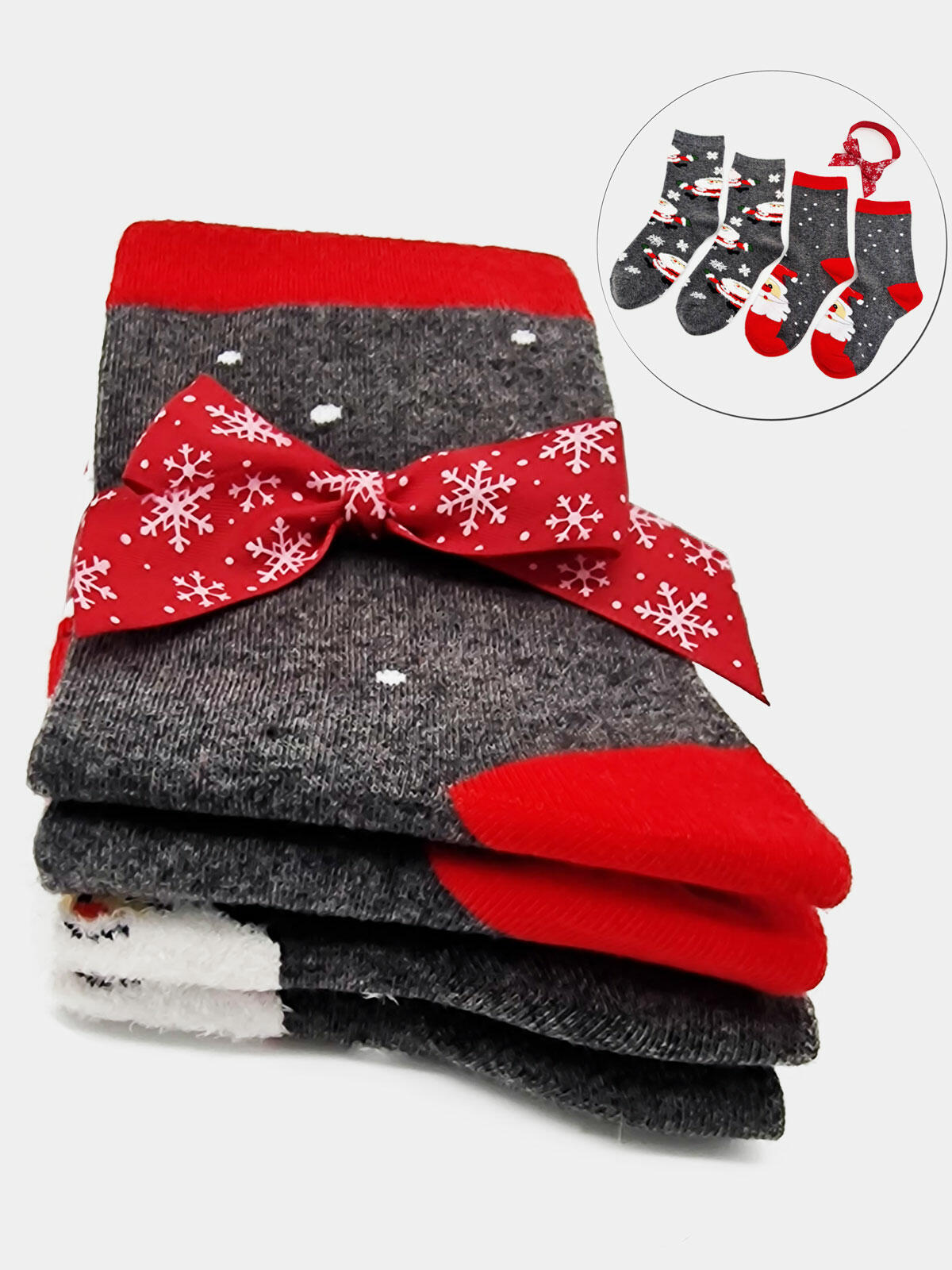 Świąteczne skarpetki 2-pak 35-38