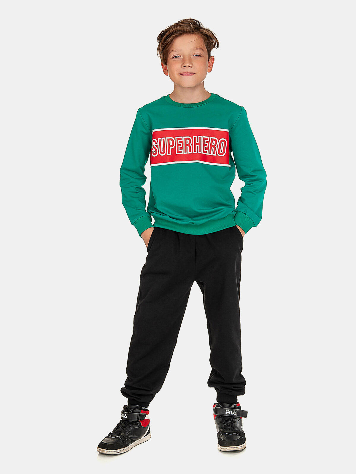 Bluza dresowa z nadrukiem