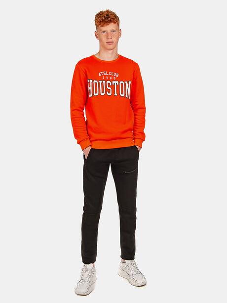 Bluza ocieplana z napisem