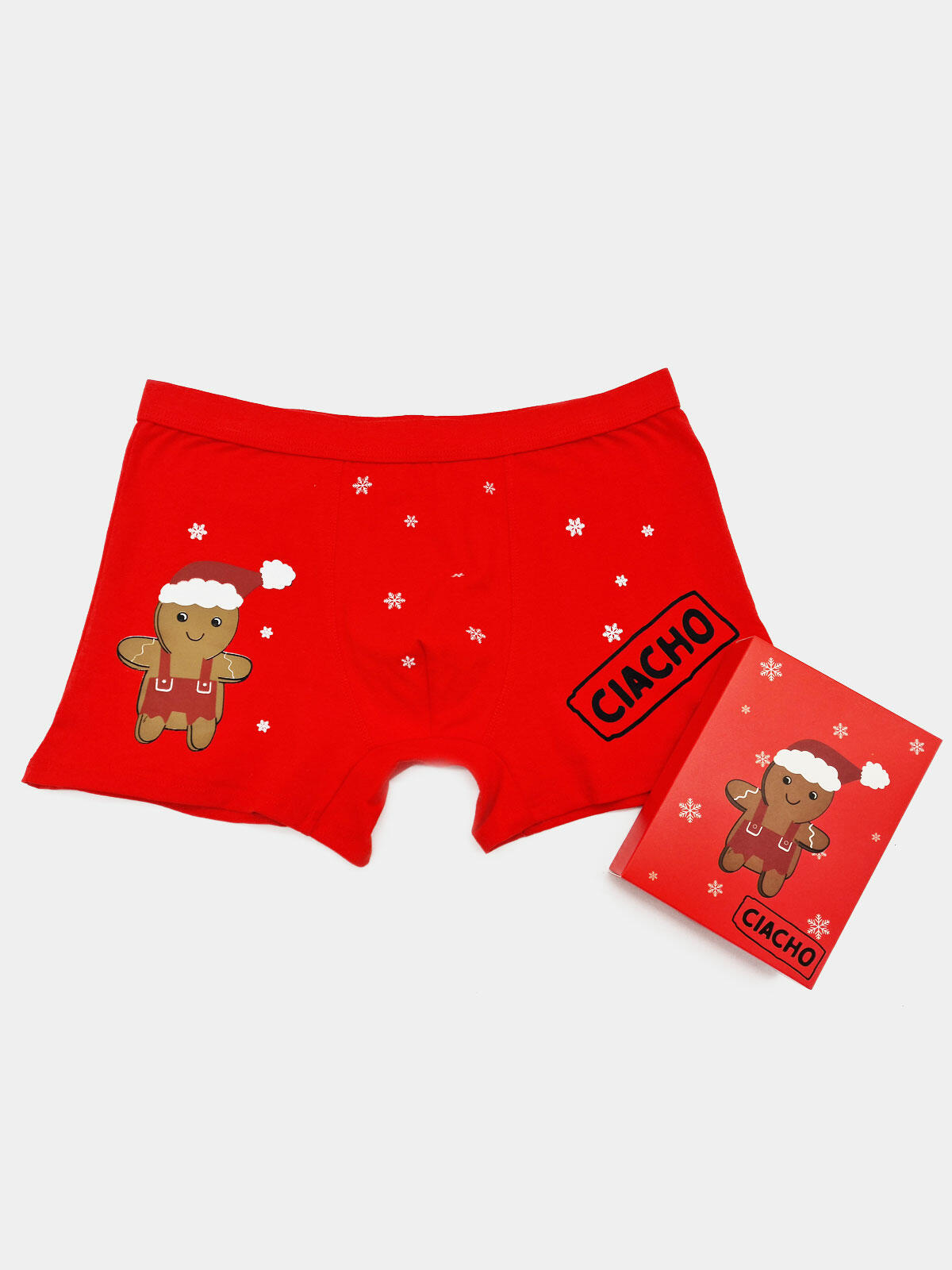Świąteczne bokserki męskie w prezentowym pudełku
