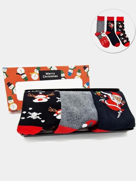 3-pak Świąteczny 39-42 męski w prezentowym pudełku