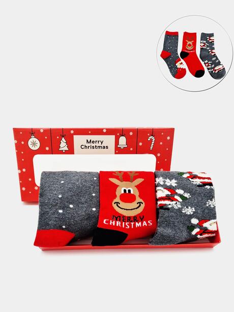 3-pak Świąteczny 39-41 damski w prezentowym pudełku