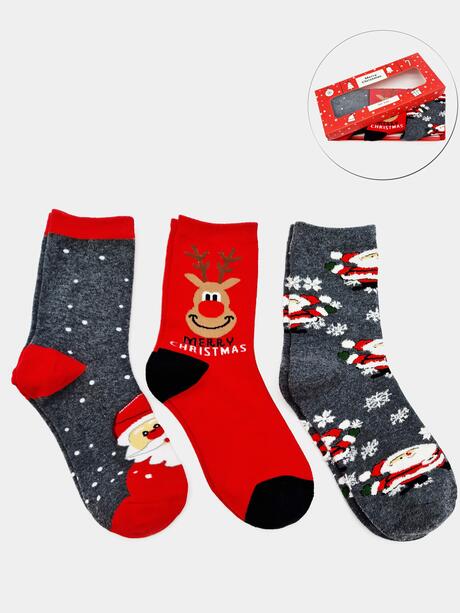 3-pak Świąteczny 39-41 damski w prezentowym pudełku