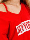 T-shirt oversizowy NEW YORK