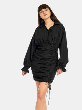 Sukienka z bufiastymi rękawami