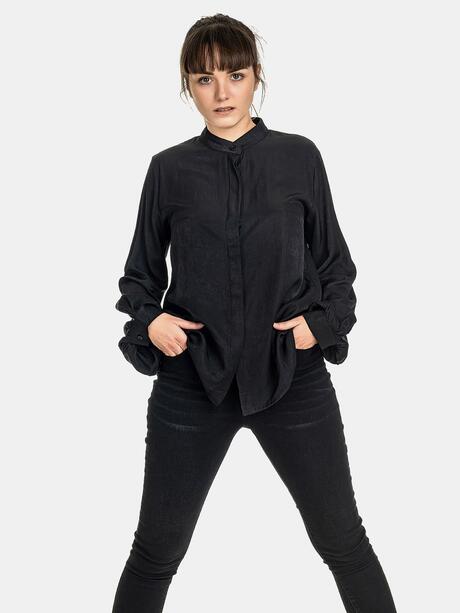 Koszula z bufiastymi rękawami