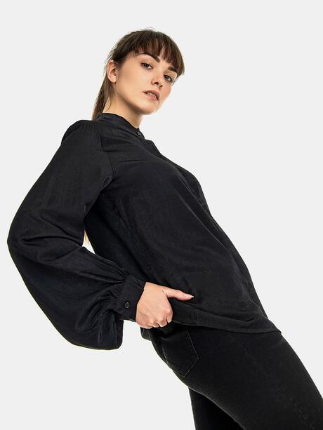 Koszula z bufiastymi rękawami