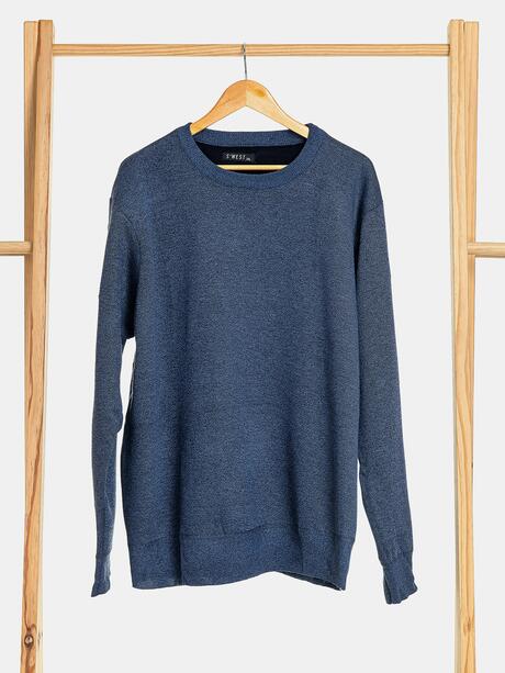 Sweter z okrągłym dekoltem