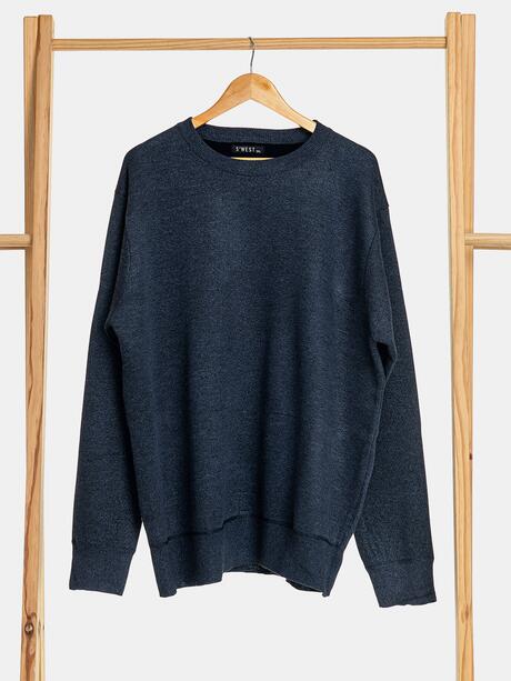 Sweter z okrągłym dekoltem