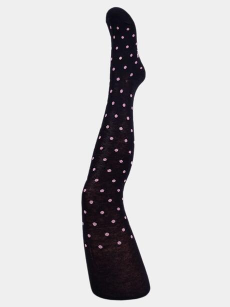 Rajstopy bawełniane wzorzyste