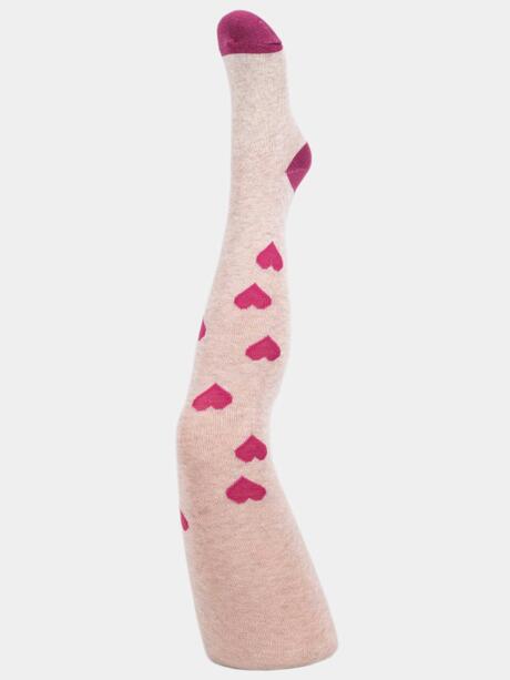 Rajstopy bawełniane wzorzyste