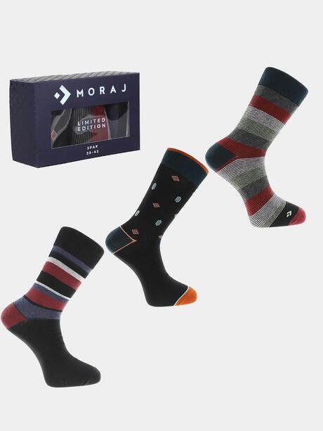 Zestaw 3 par skarpet męskich na prezent