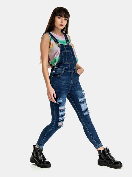 Ogrodniczki jeansowe