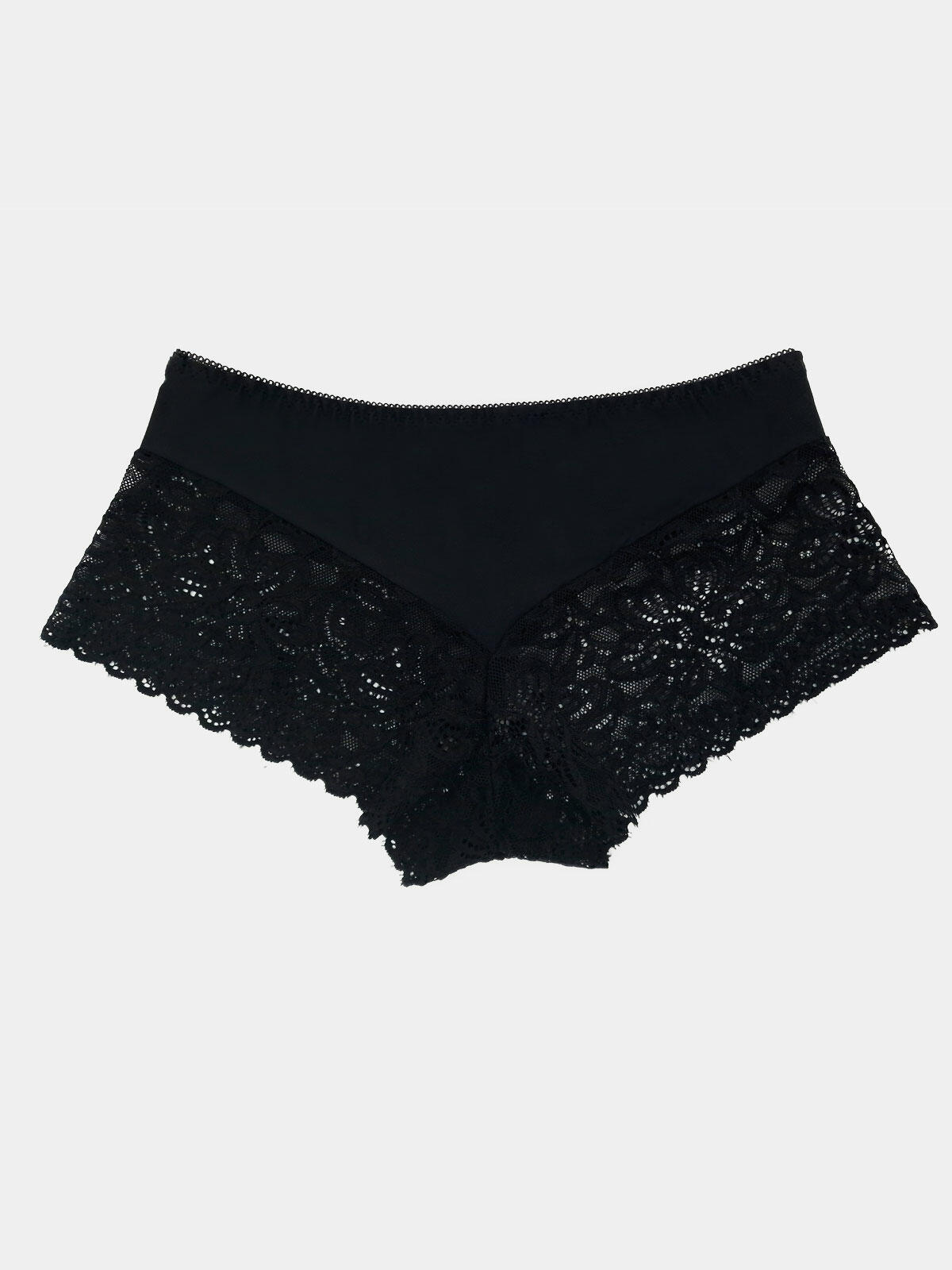 Majtki koronkowe z wysokim stanem 3-pak