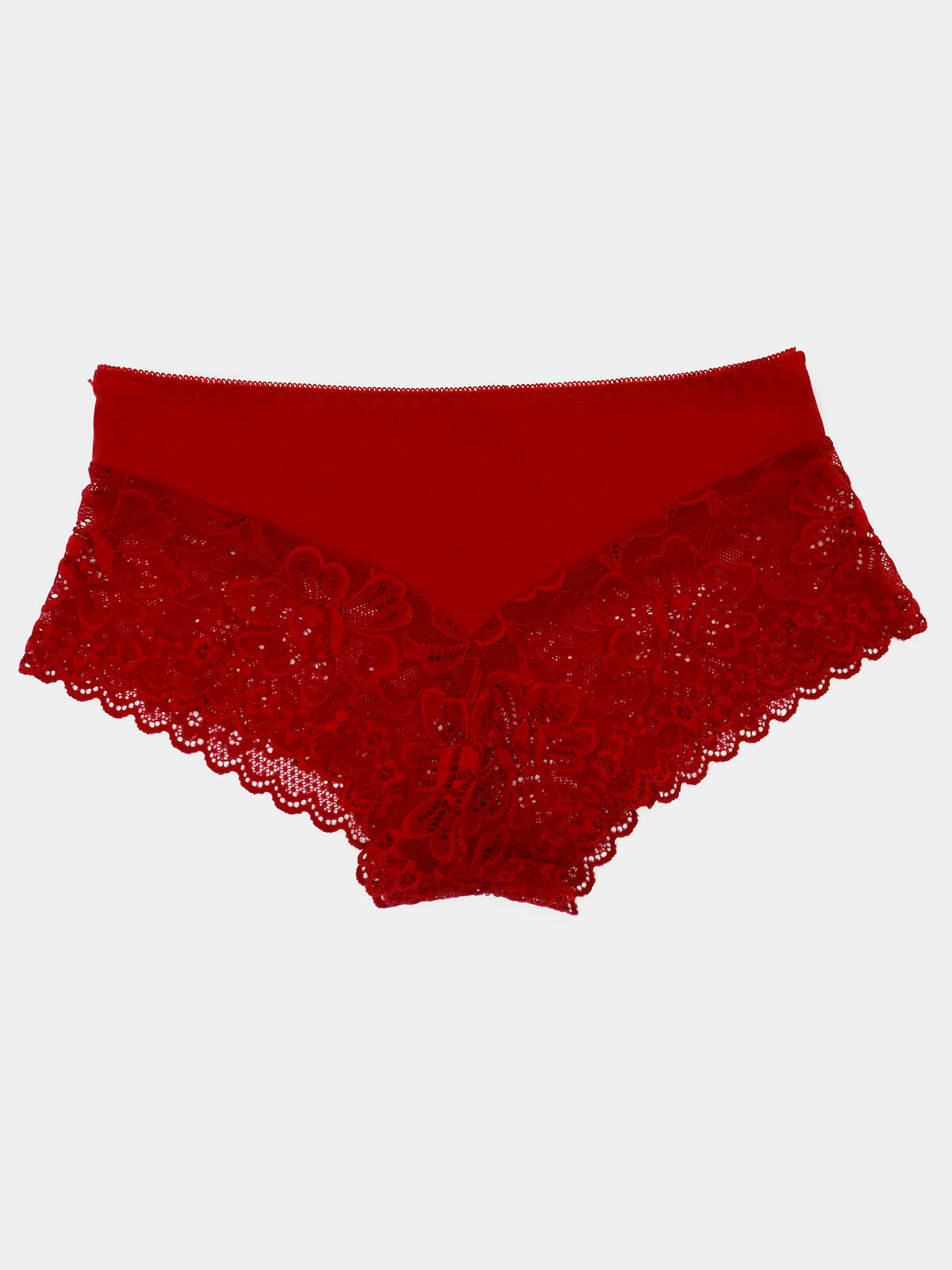 Majtki koronkowe z wysokim stanem 3-pak