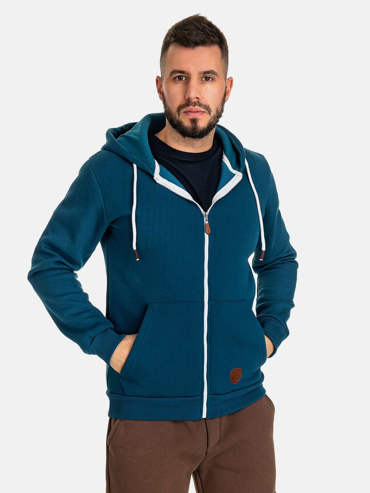 Bluza rozpinana z kapturem