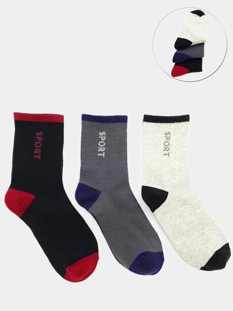 Skarpety z bawełną 3-pak 27-30