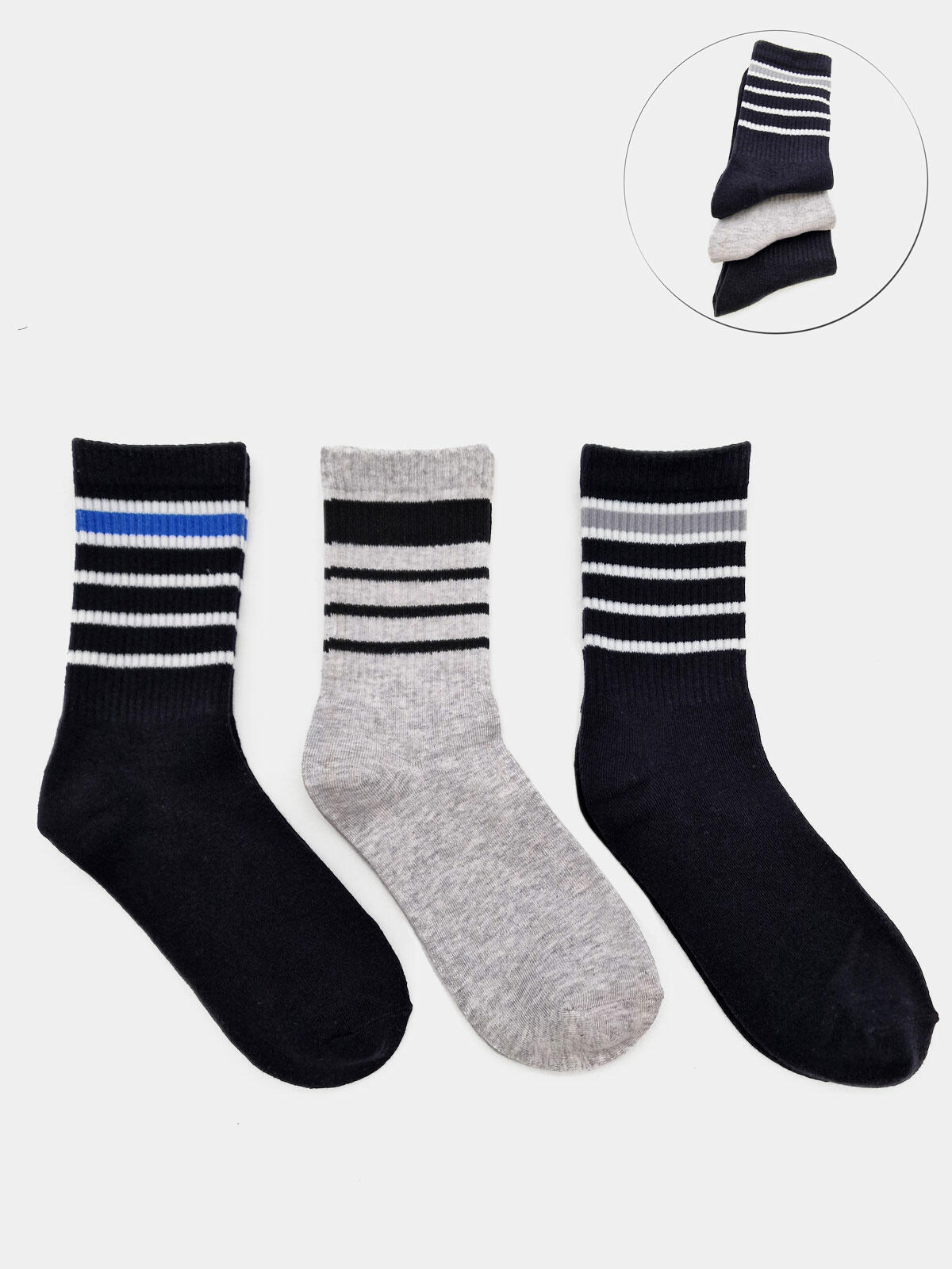 Skarpety z bawełną 3-pak 35-38