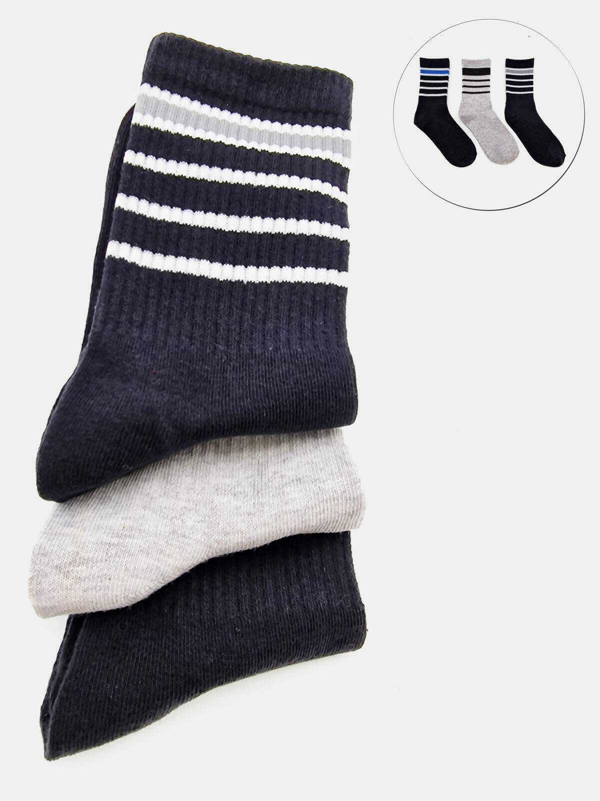 Skarpety z bawełną 3-pak 35-38