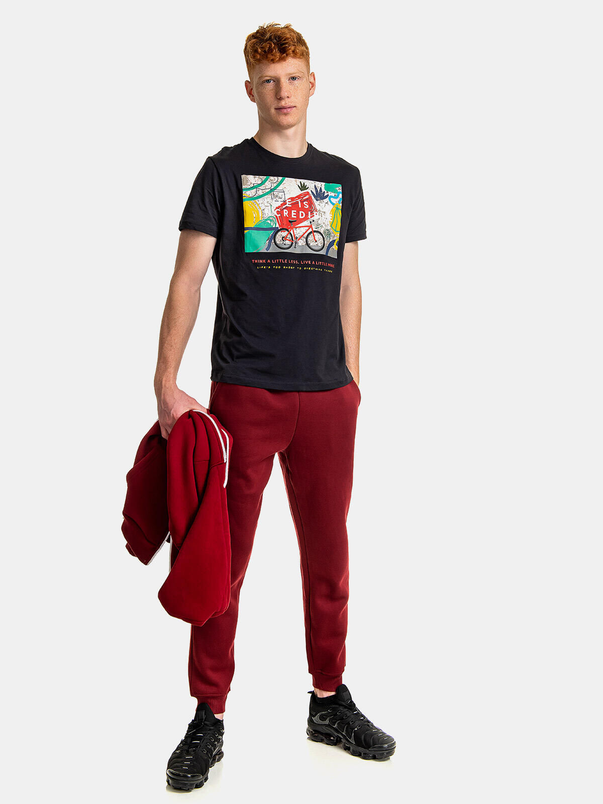 Bawełniany t-shirt z nadrukiem